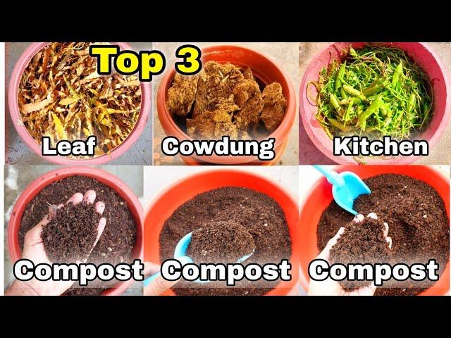 Top 3 compost making process for Garden/Home, How to make compost at home