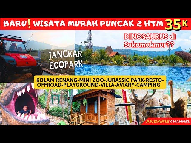 TERBARU‼️ JANGKAR ECOPARK Sukamakmur. Wisata Murah! Bisa Offroad, Renang & Main Sama Dinosaurus