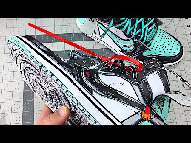 HOW TO: Make Cartoon Custom Kicks Tutorial DIY