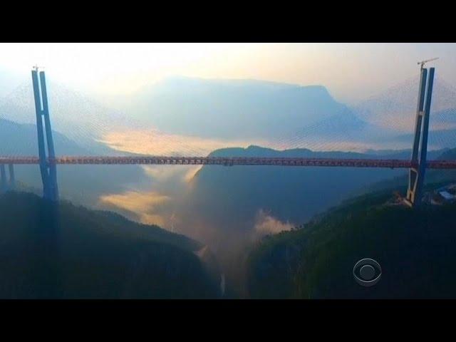 World's tallest bridge opens in China