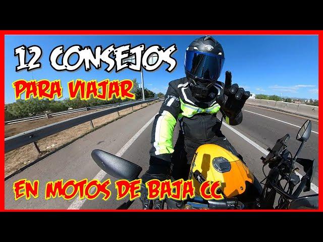 12 CONSEJOS CLAVES para VIAJAR en MOTO de BAJA CILINDRADA menor a 250cc -S2R-