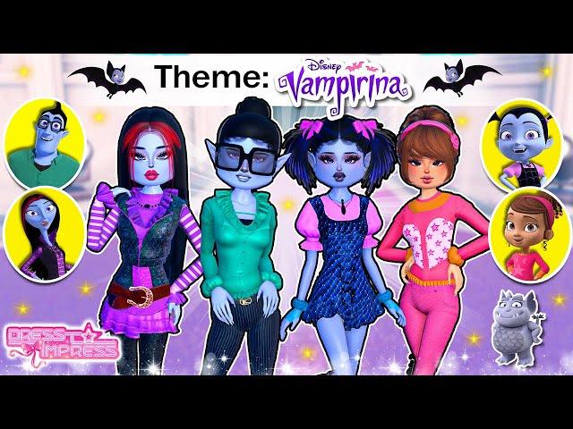 ONLY Being VAMPIRE CHARACTERS In DRESS TO IMPRESS For The NEW MOVIE | ROBLOX Halloween Challenge