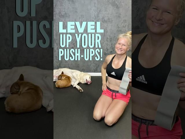 LEVEL UP WITH THE PUSH UP! #functionalfitness #pushups #upperbody #fitover50 #strongertogether