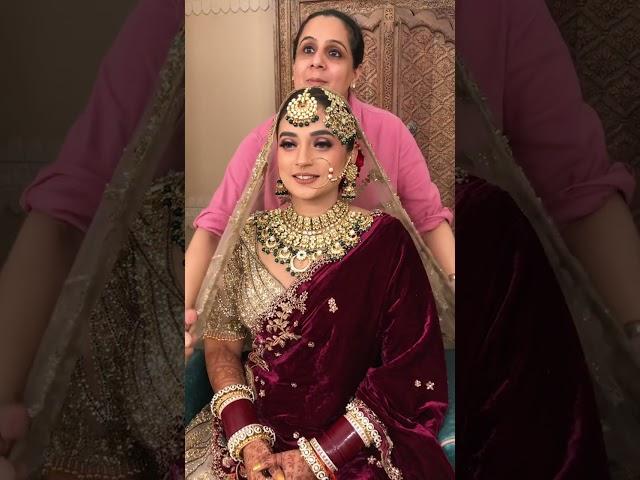 Hindu-Muslim inter-religious wedding ! My beautiful bride #parulgargmakeup