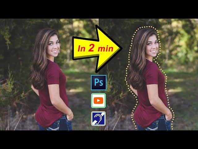 How to create a Dashed or Dotted Outline in Photoshop Tutorial