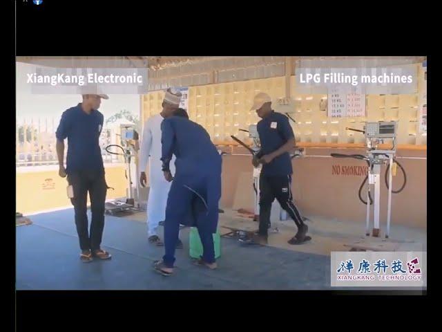 Xiangkang LPG Filling Scales in Nigerian LPG Filling Station