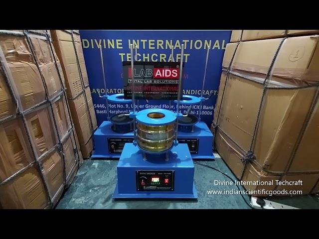 Sieve Shakers for use in food, pharma and civil engineering industries