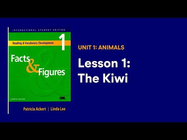 [Audio + Answer] Facts and Figures Basic - Unit1: The Kiwi