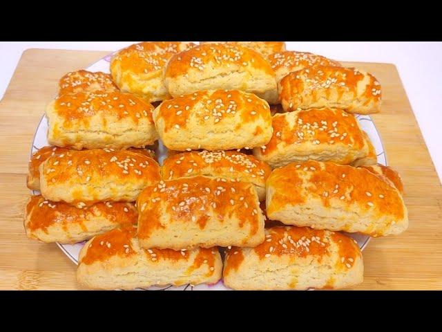 ÇAY DEMLENENE KADAR HAZIR DAHA KOLAYINI GÖRMEDİM SADECE 10 DAKİKADA MAYASIZ ÇÖREK TARİFİ 