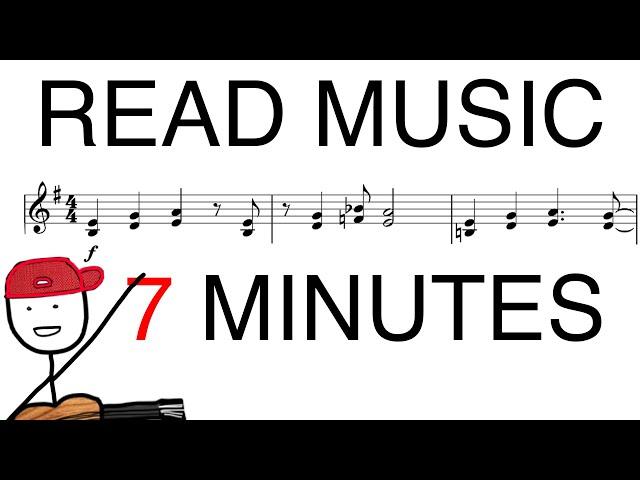 Read Sheet Music in 7 MINUTES! (guitar)