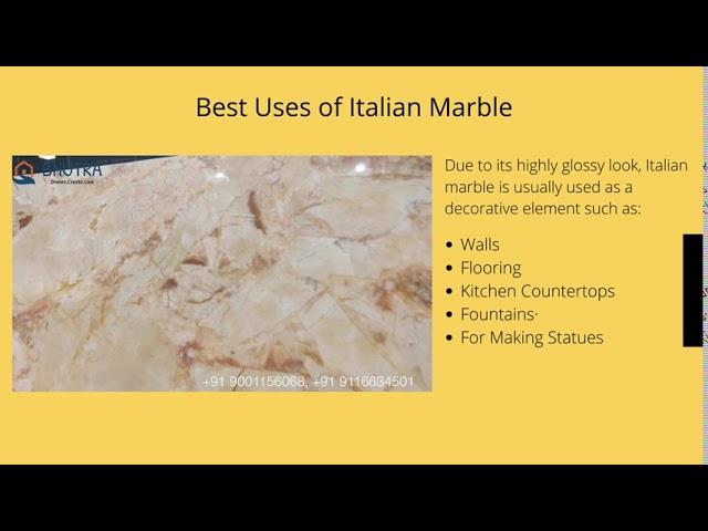 Italian Marble – Bhutra Marble & Granite