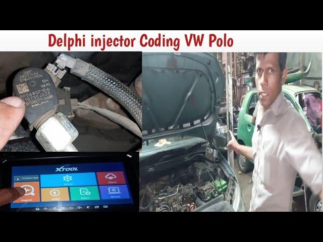 Delphi injector Coding VW Polo On Xtool PS70PRO Car Scanner