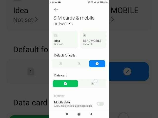 Xiaomi Redmi 7 A MIUI 12.5 Version MMS Setting | Always receives mms even mobile Data is turned off
