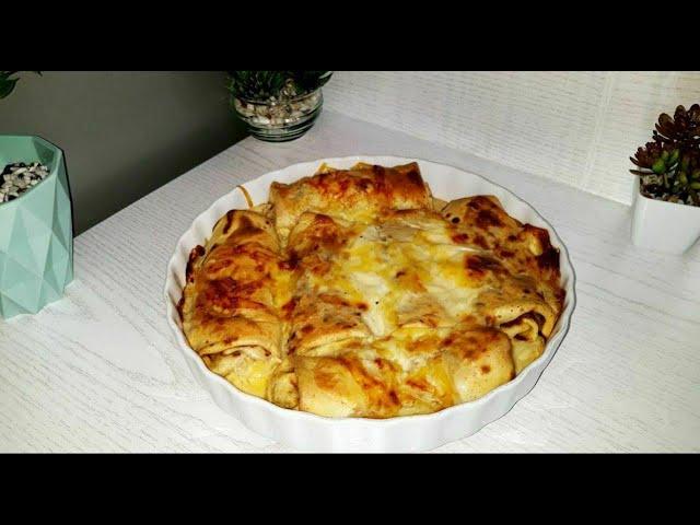 Gratin Crêpes Salés "Recette très Gourmande" || كرطان الكريب المالح " وجبة شهية جداا"