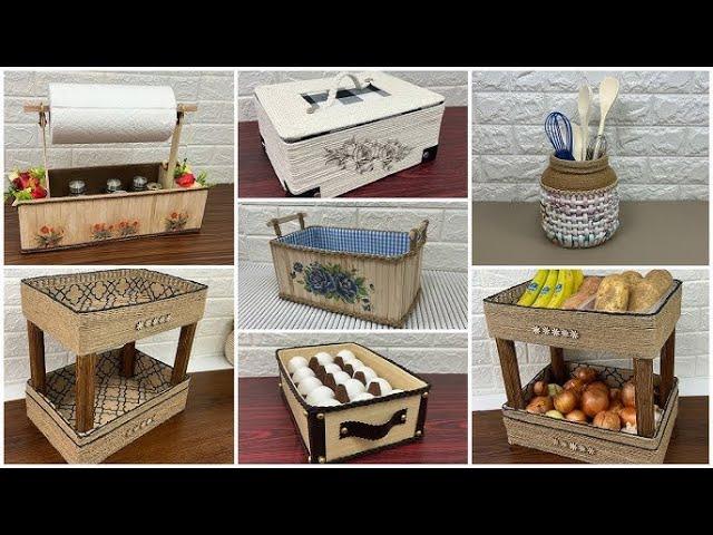 Useful ideas for your home. DIY beautiful things with cardboard