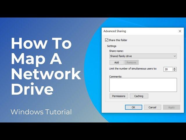 How To Map A Network Drive In Windows 10