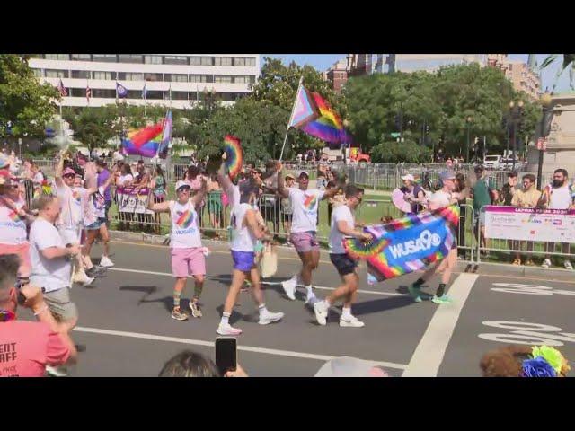 WUSA9 team marches in Capital Pride Parade