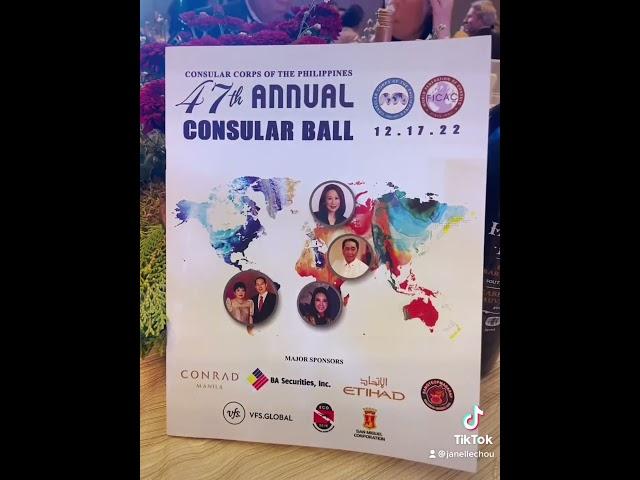 Here is a glimpse of the 47th Annual Consular Ball by the Consular Corps of the Philippines