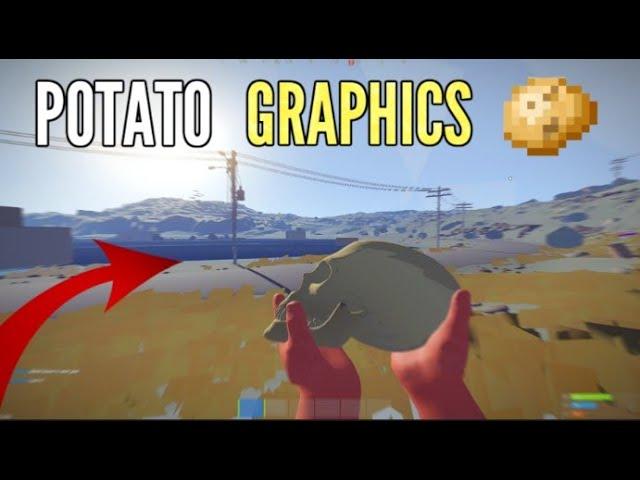 rust lowest graphic settings tutorial (texture remove)