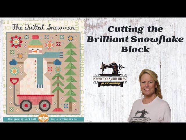 Cutting Quilt Blocks, The Quilted Snowman Quilt, the Stitchuation Room, 12/3/24