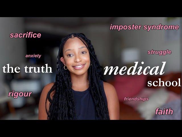 the truth about medical school| pass/fail, sacrifice, imposter syndrome #premed #advicevideo