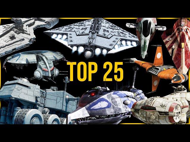 The TOP 25 Ships & Vehicles (according to you)