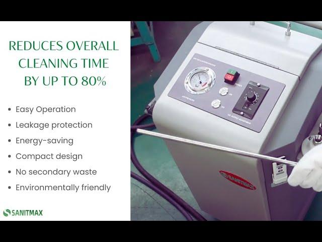 How to use SANITMAX SM1000 Dry Ice Blasting Cleaning Machine