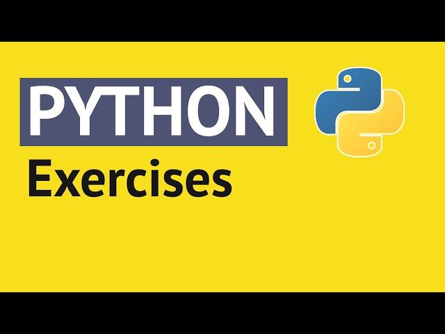 Python Exercises for Beginners - Exercise #1