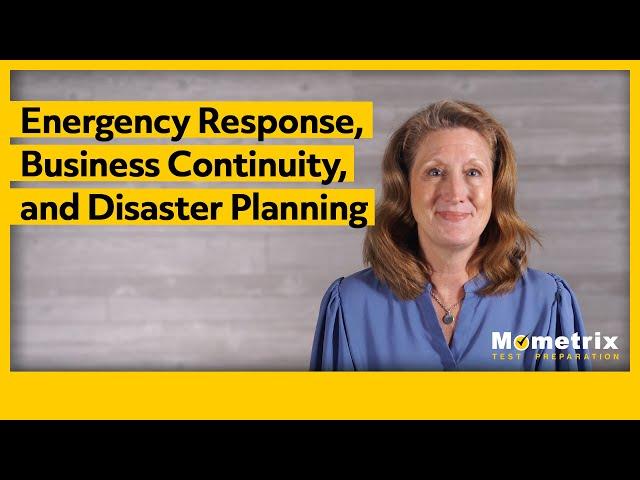 Emergency Response, Business Continuity, and Disaster Planning