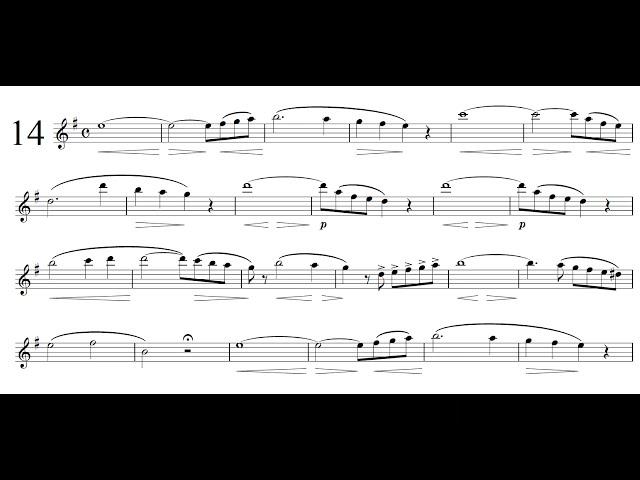 Concone 50 No.14 - Solo Piccolo