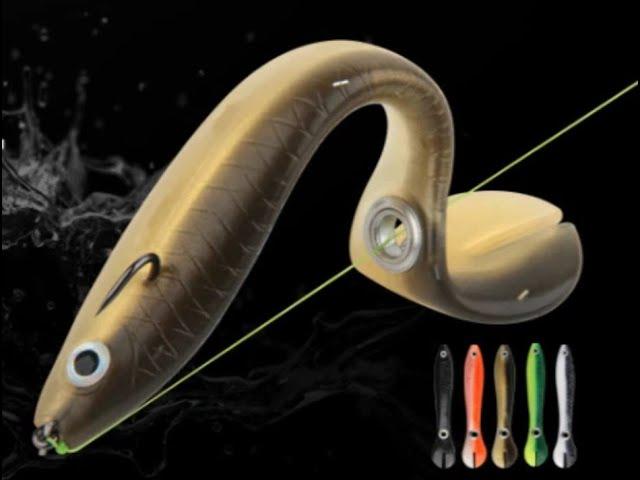 Moving Bait Booby Bait realistic moving fishing lure with slip mechanism