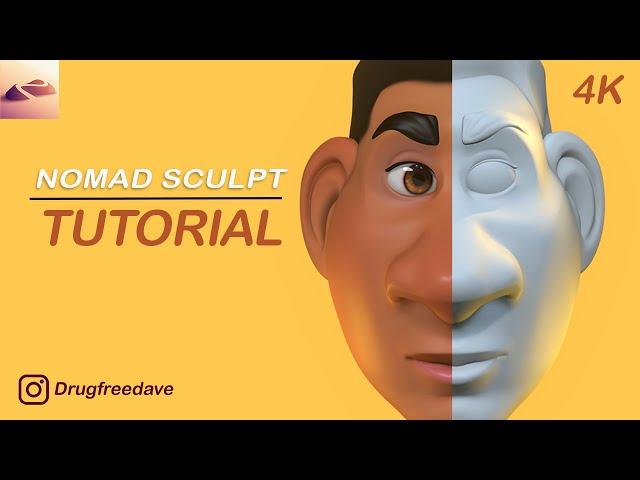 Nomad Sculpt Tutorial: 3D Painting and Facial Details