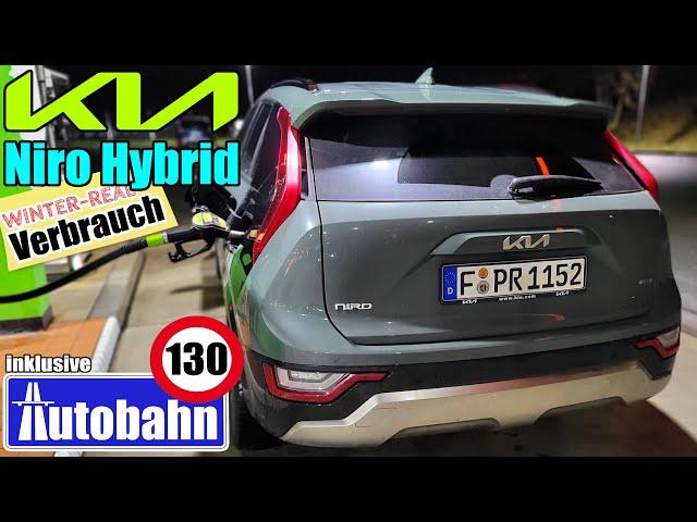 Real-Verbrauch Kia Niro Hybrid (141 PS) - HEV im Winter - Pendler Stadt Land Autobahn WLTP POV Drive