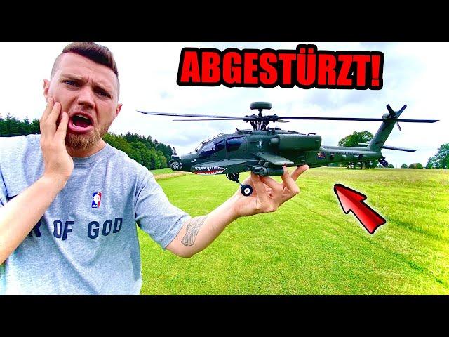 Ich stürze mit neuem APACHE MILITÄR HELIKOPTER ab... Was ist passiert? - Yu Xiang F11 im Test