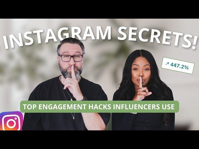 INSTAGRAM SECRETS + HACKS: How to increase Instagram engagement and get more sales