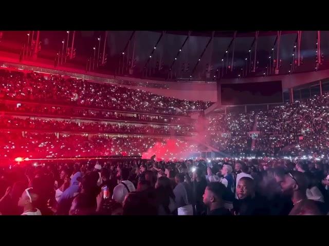 The great wizkid performance in Tottenham stadium ️