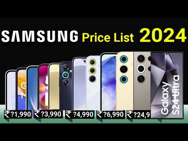 Samsung All New Mobiles Price List 2024