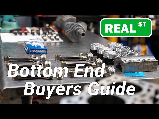 Bottom End Buyers Guide - How to Choose the RIGHT Pistons Rods Bearings Studs Gaskets Cranks Sleeves