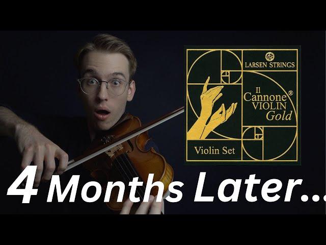 Il Cannone Gold Violin Strings - THE TRUTH after 4 months