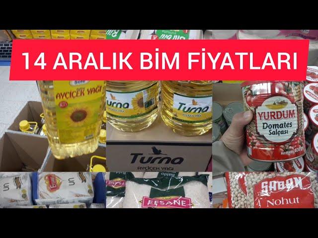 14 ARALIK BİM GIDA, TEMİZLİK ÜRÜNLERİ HEPSİ BU VİDEODA 