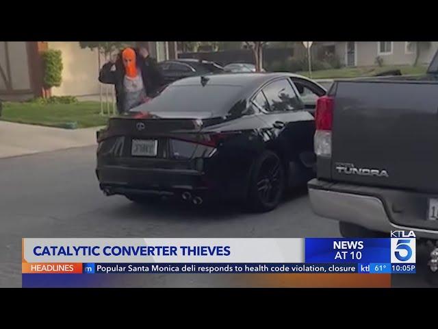 Catalytic converter thieves strike Santa Clarita neighborhood