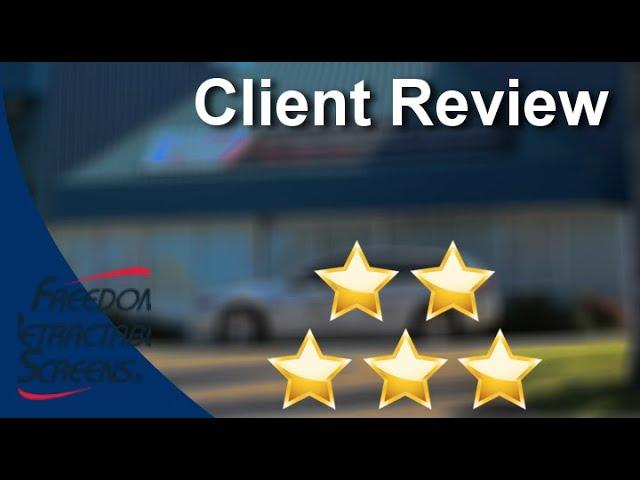 Freedom Retractable Screens Burleigh Heads         Perfect         Five Star Review by [Revi...