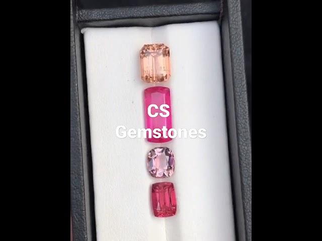 Beautiful faceted Tourmaline 100% Real Gemstones