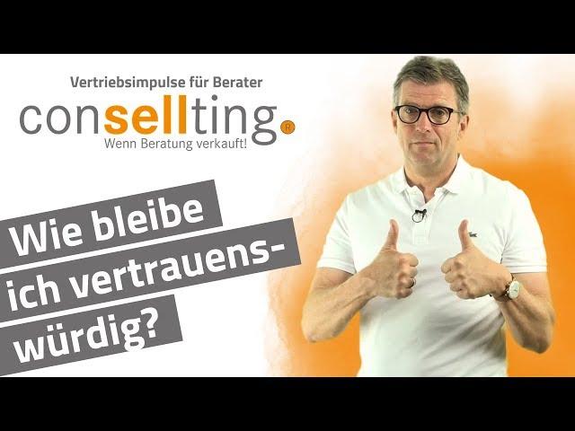 Wie bleibe ich vertrauenswürdig? | Zurückhaltung | Vertriebsimpulse für Berater | ADM Institut