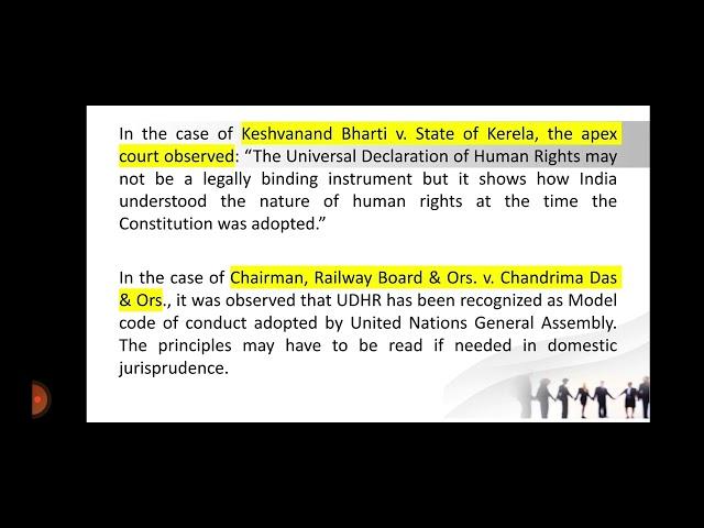 Indian Constitution and Human Rights Protection #UDHR, #ICCPR#ICESCR# Fundamental Rights # DPSP