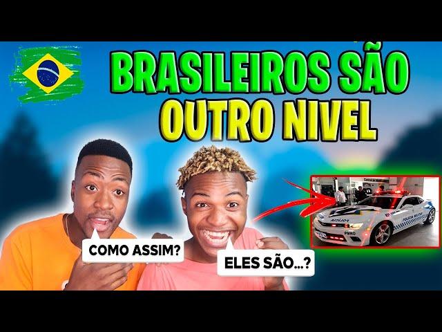 EM BRASIL ESSE CARRO É DA POLICIA? Como assim? -Africano reage