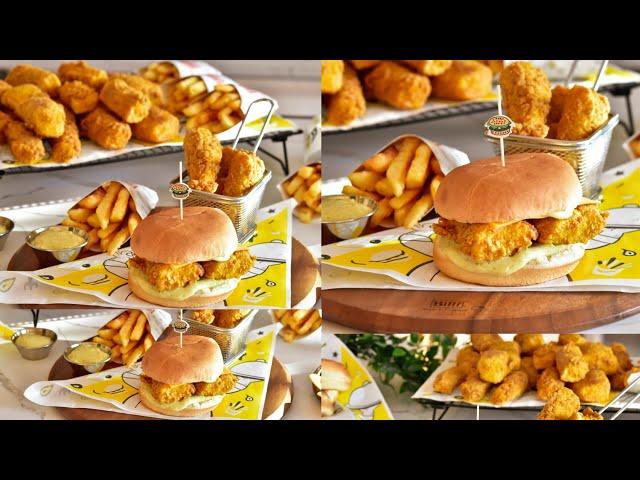 أصابع السمك المقرمشه مع أطيب صلصة تارتار منزليه ساندوش سمك الفيليه Fried fish fingers