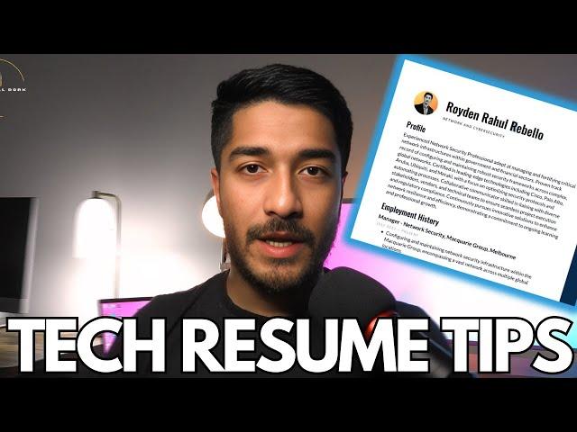 Resume Tips - Cybersecurity and Network Engineering