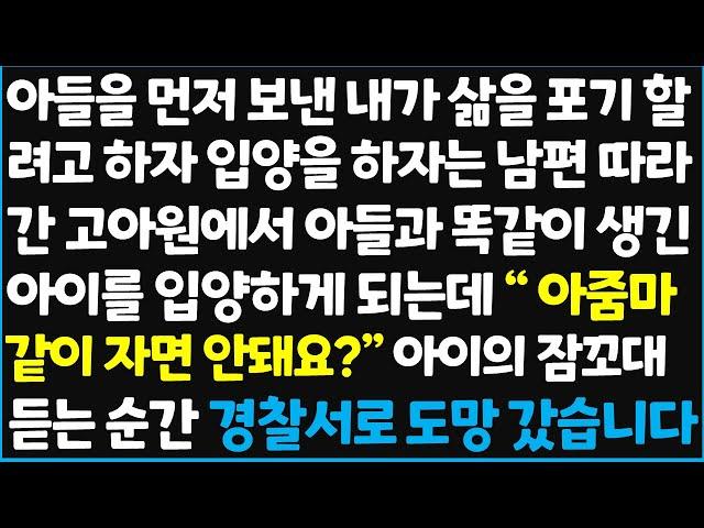 (신청사연) 아들을 먼저 보낸 내가 삶을 포기 할려고 하자 입양을 하자는 남편 따라 간 고아원에서 아들과 똑같이 생긴 아이를 입양하게 되는데~  [신청사연][사이다썰][사연라디오]