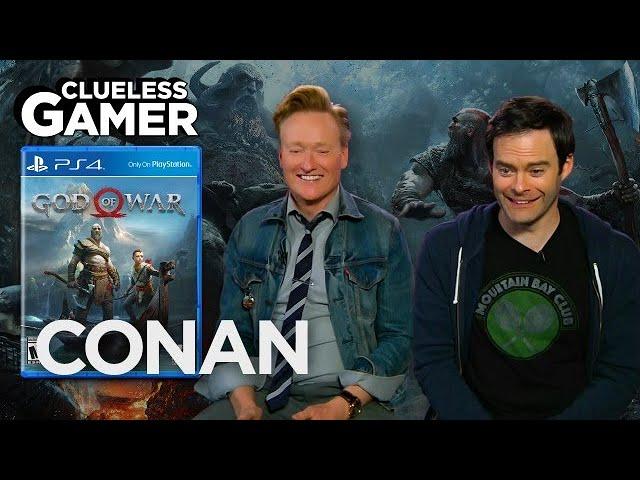 Clueless Gamer: "God Of War" With Bill Hader | CONAN on TBS